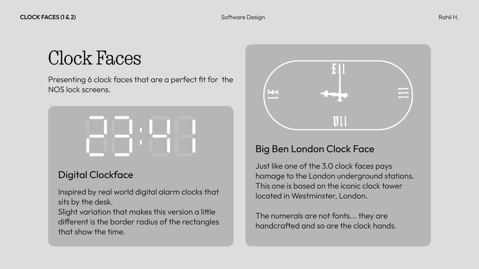 Digital Clock Face & Big Ben