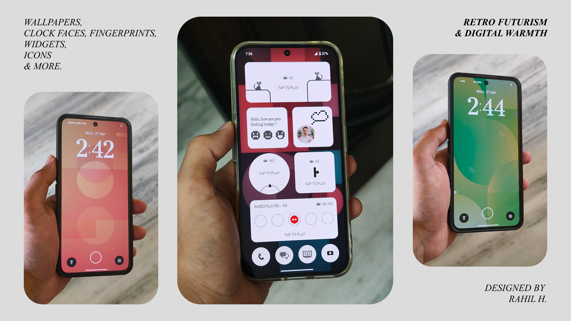 Wallpapers & Widgets On Screen
