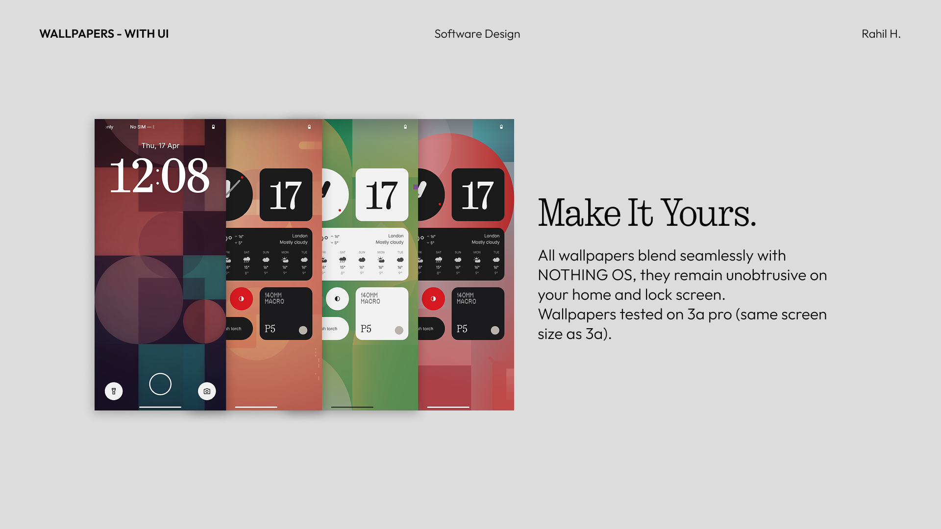 Wallpaper Designs - With UI