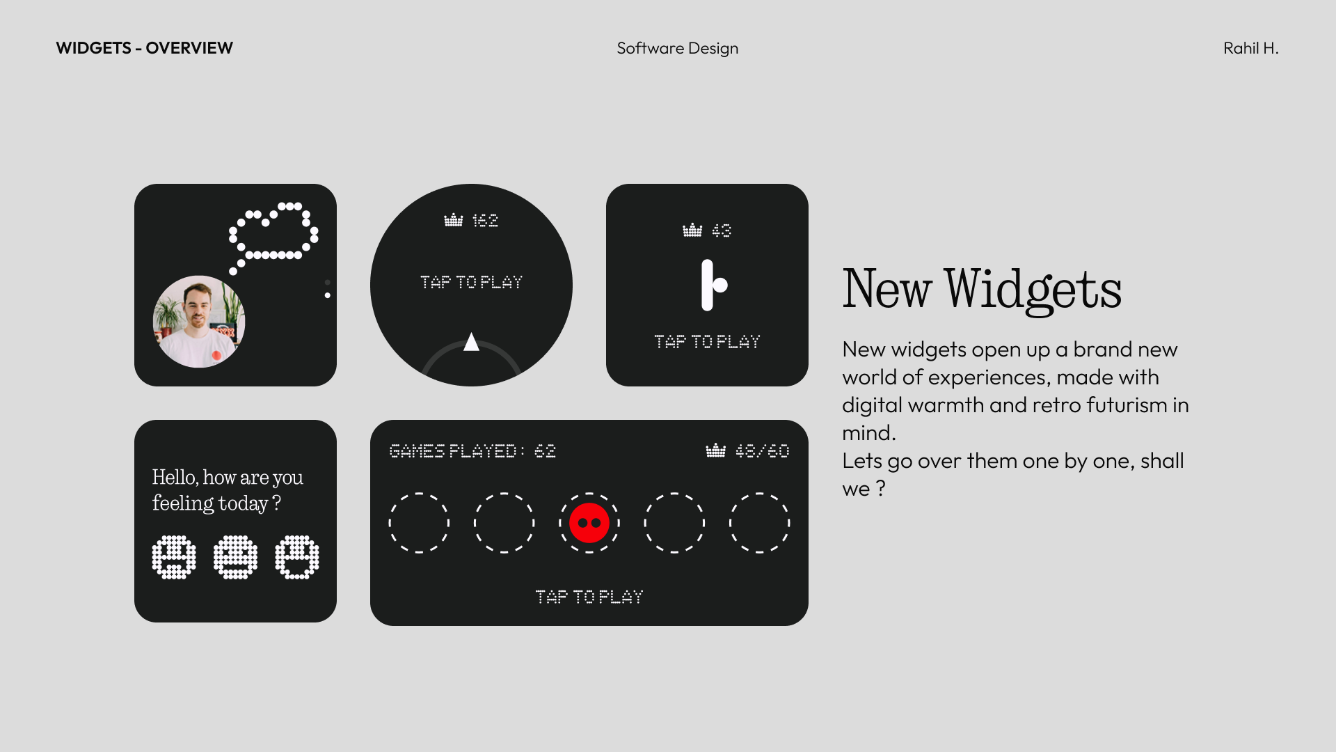 Widget - Overview
