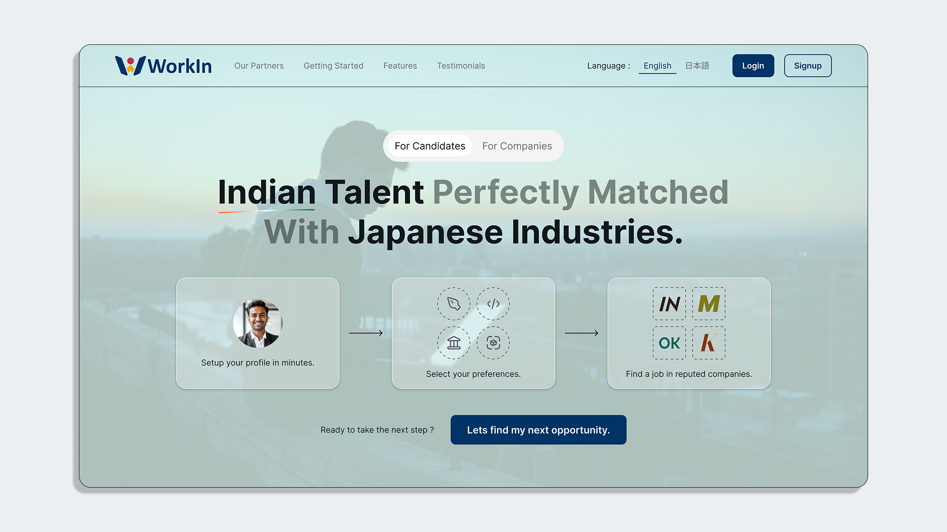 Candidate Page Hero
