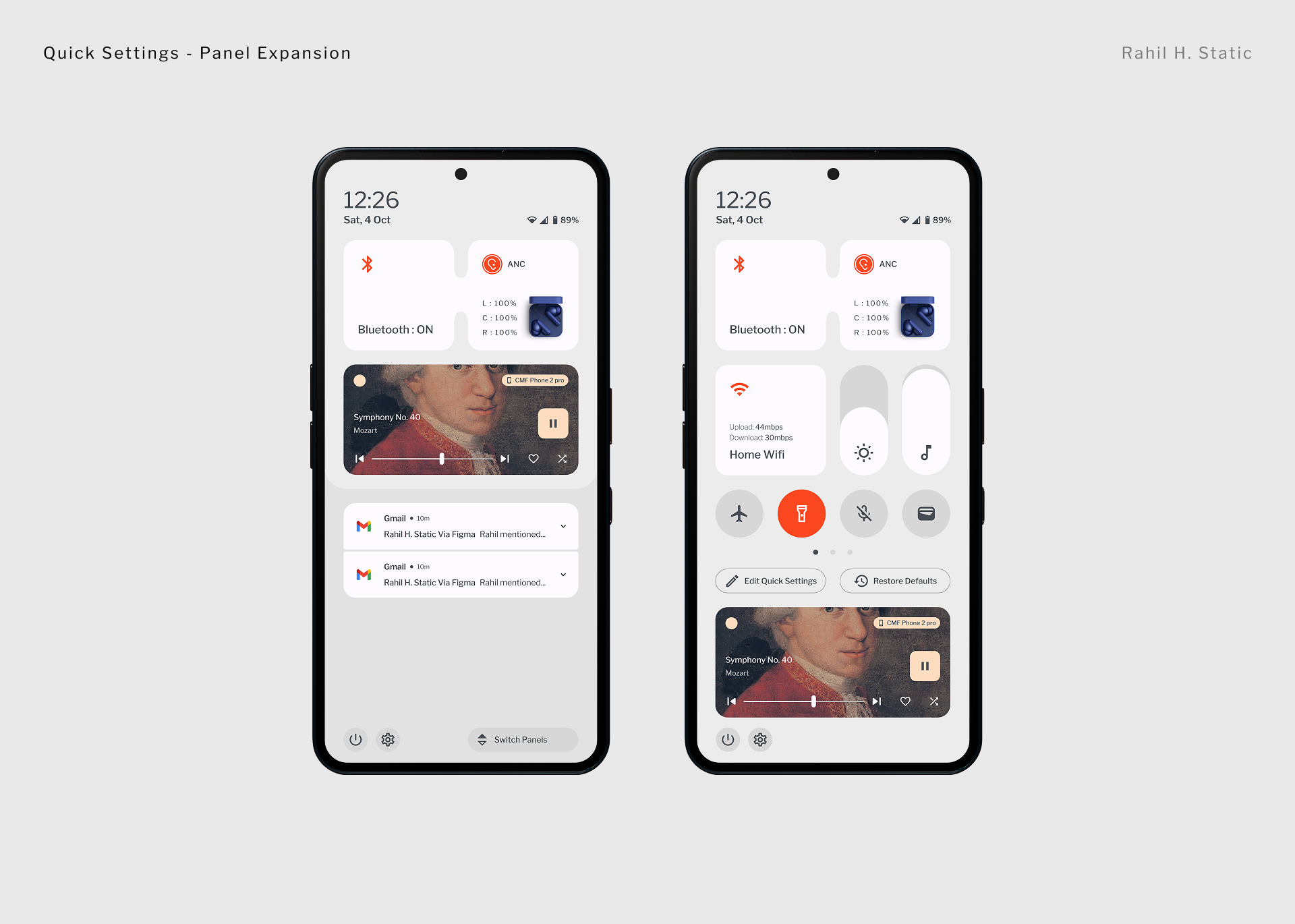 Quick Settings - Panel Expansion