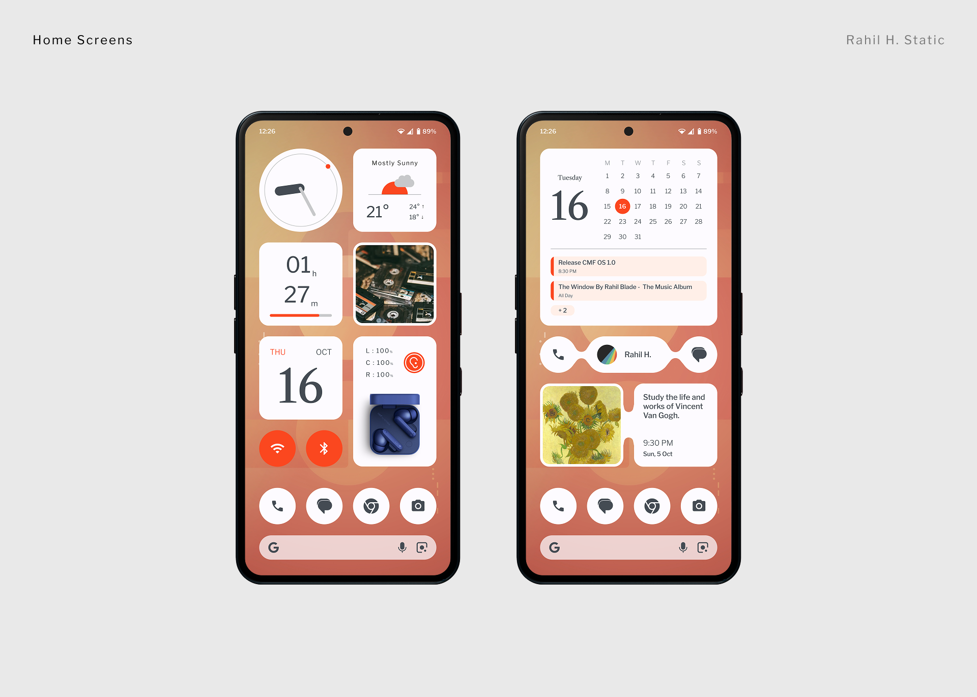 Home Screen