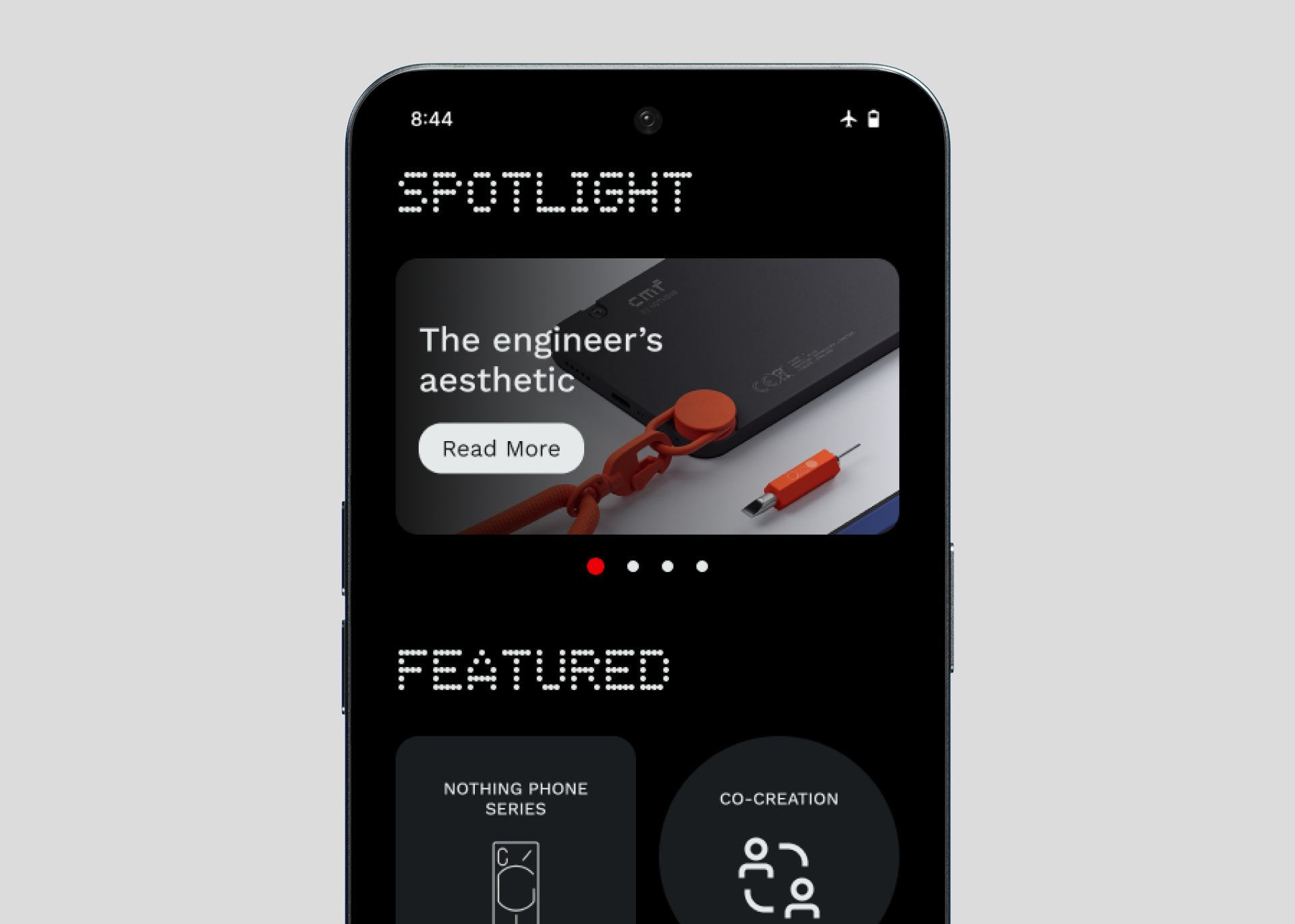Community App Home Screen