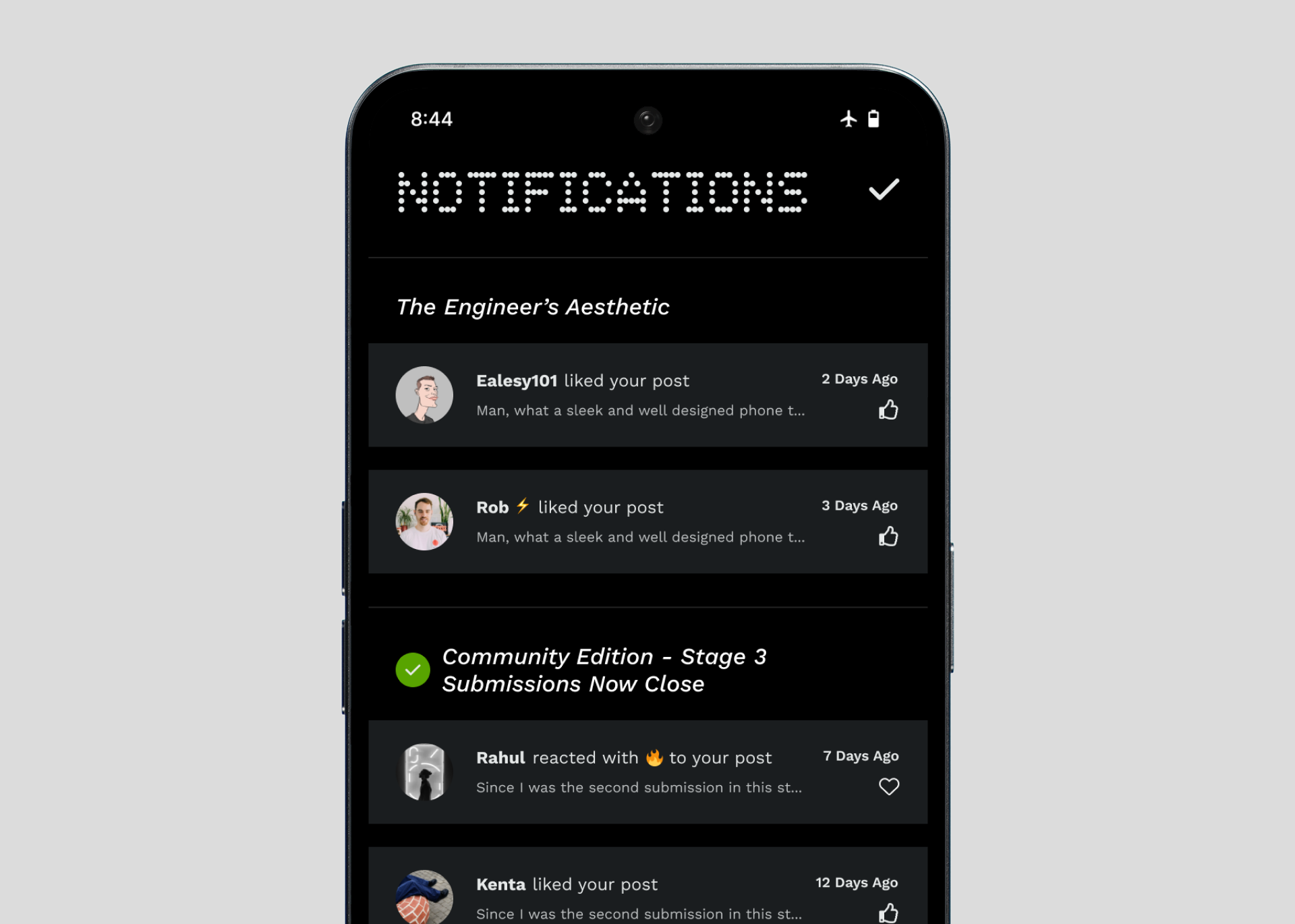 Community App Notifications