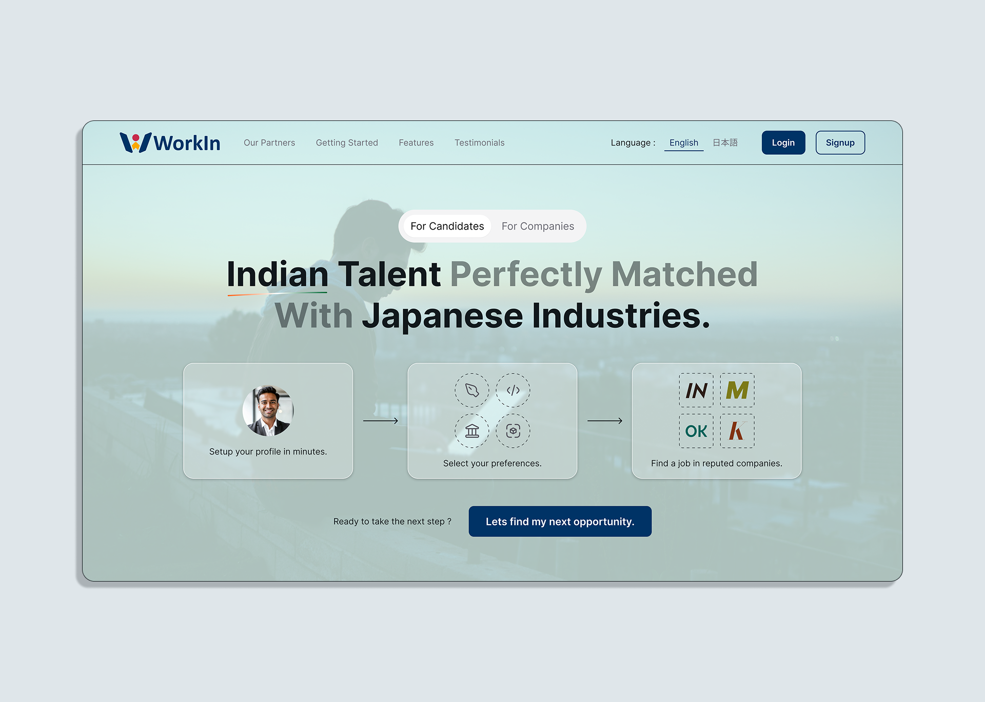 Candidate Page Hero